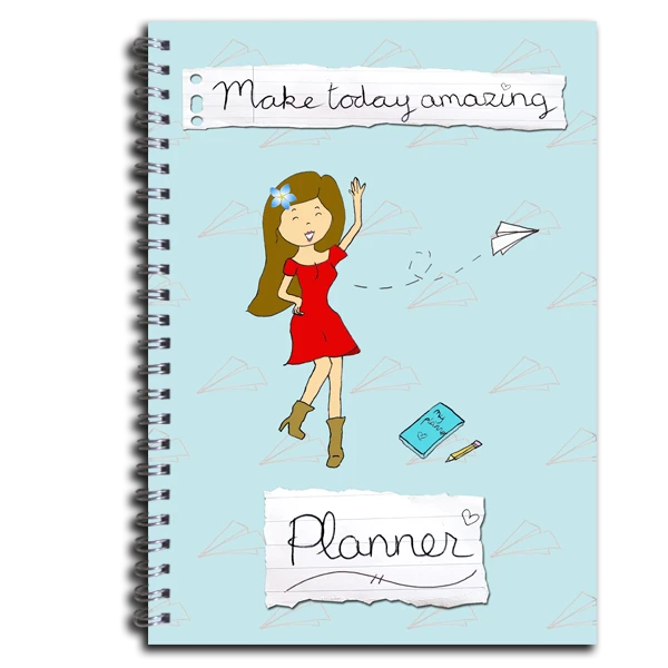 Blue Frangipani Planner